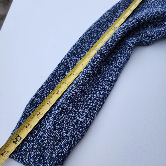 Chaps Men's Heather Blue Logo Long Sleeve Crew Neck 100% Cotton Sweater XL - Picture 9 of 11